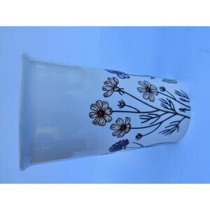 Versatile Wildflower Ceramic Tumbler Cup or Vase - Excellent Condition